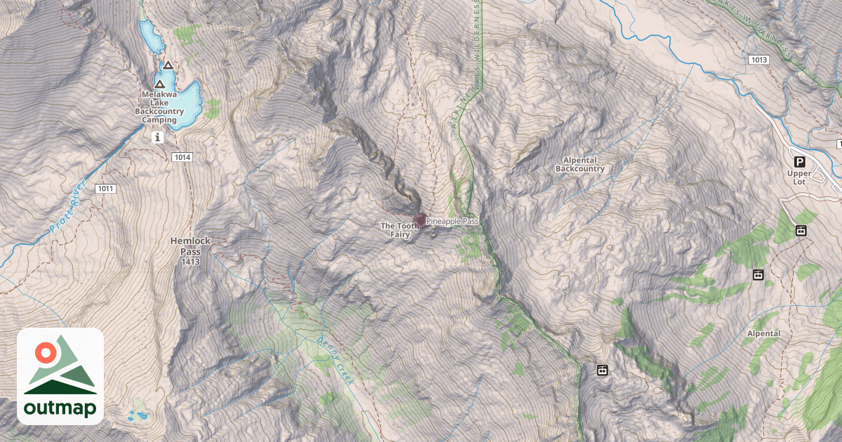 Map of Pineapple Pass