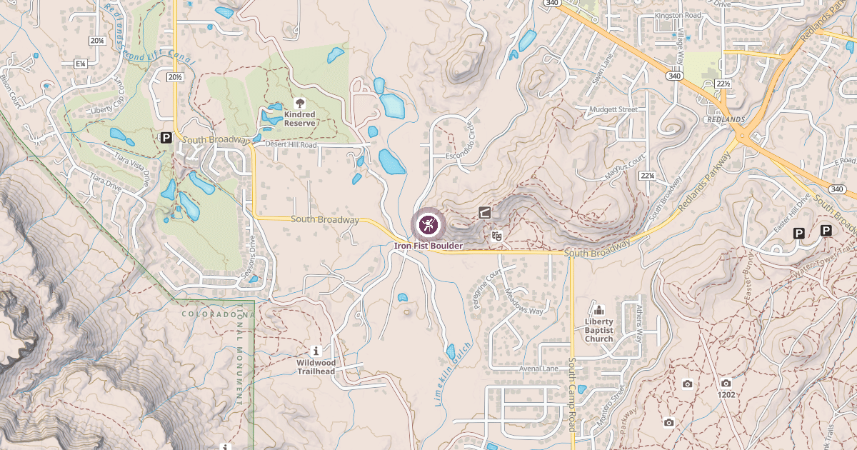 Map preview of Iron Fist Boulder