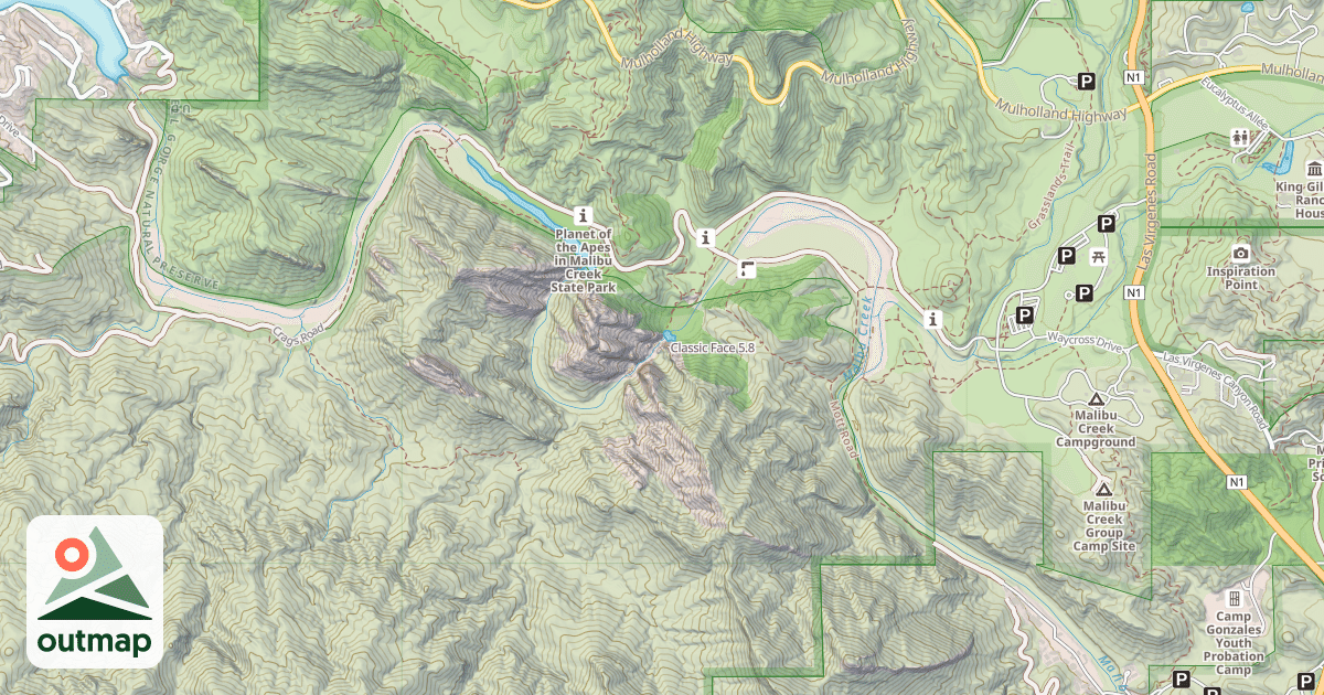 Map of Classic Face