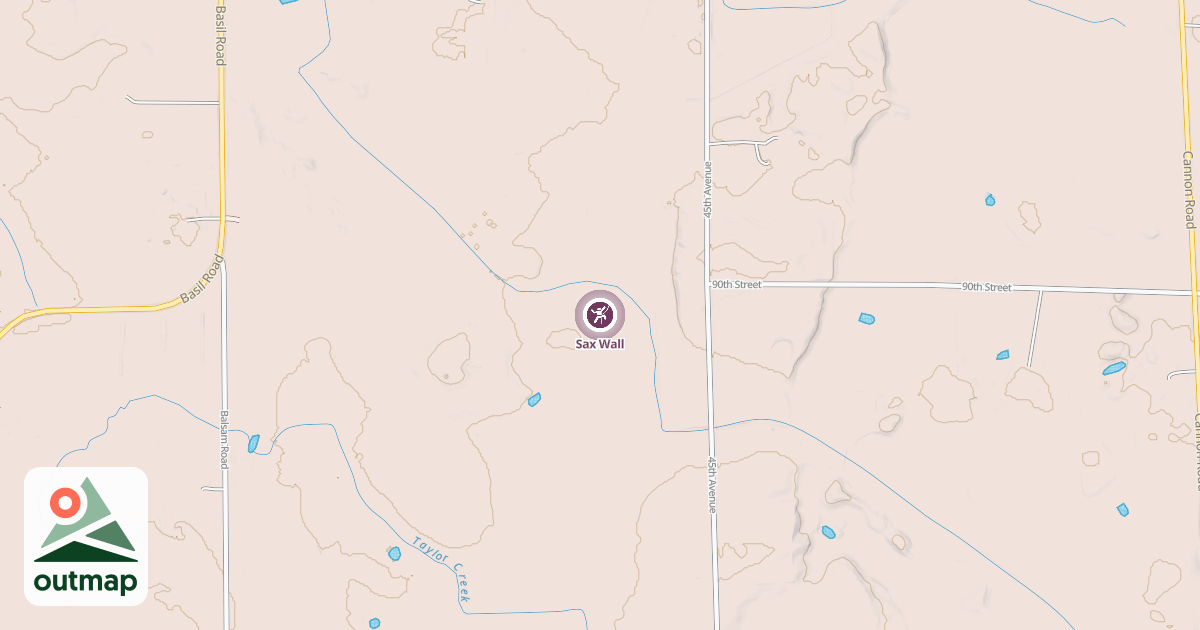 Map of Sax Wall