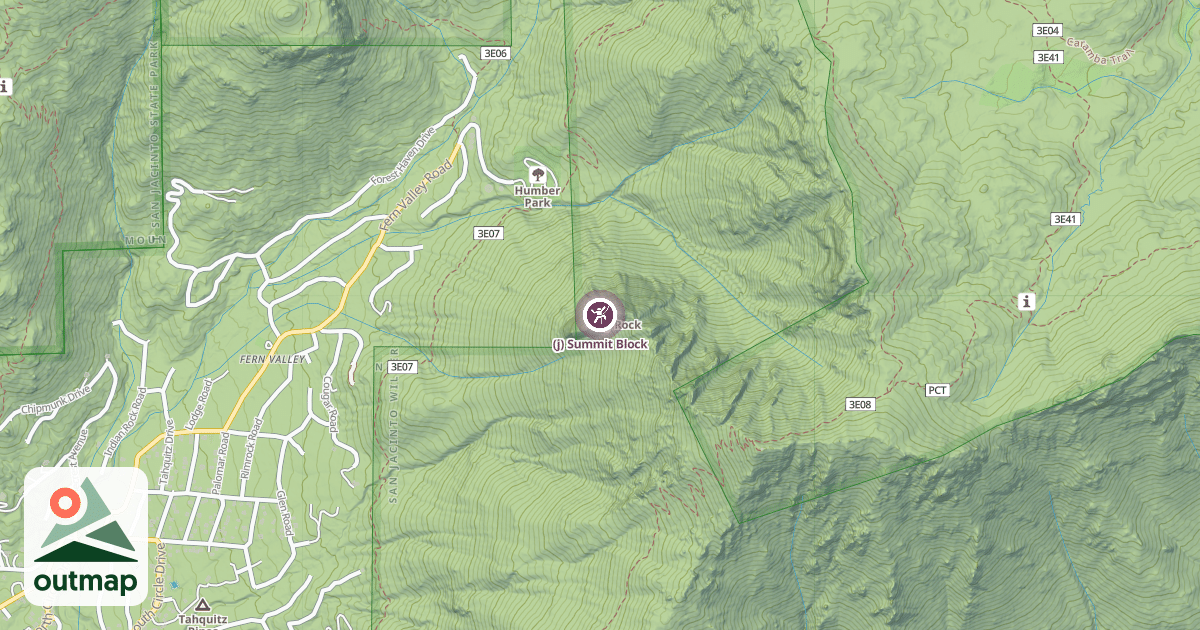 Map of (j) Summit Block