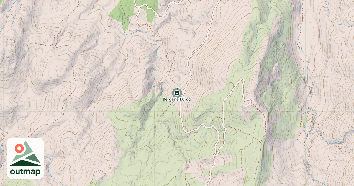 Map of Bergerie I Croci