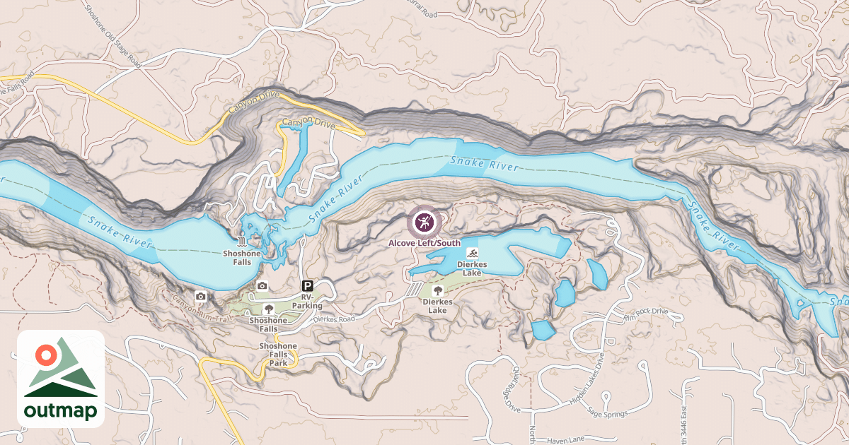 Map of Alcove Left/South