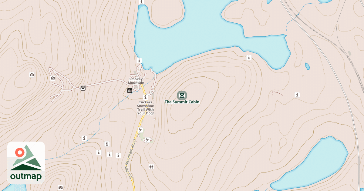 Map of The Summit Cabin