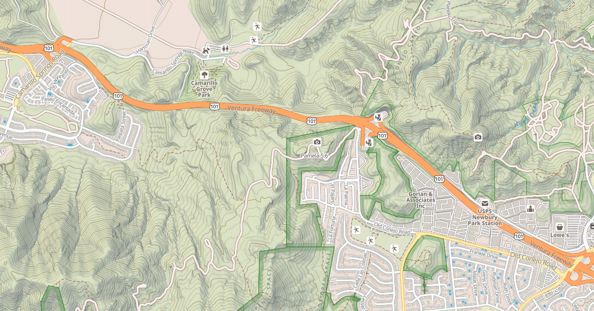 Map preview of Pamela