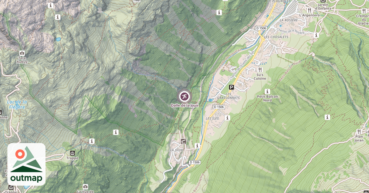 Map of Dalle de la Joux