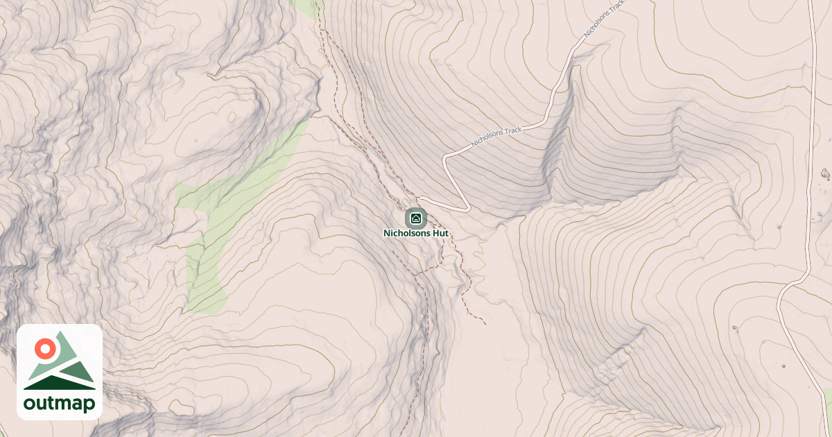 Map of Nicholsons Hut