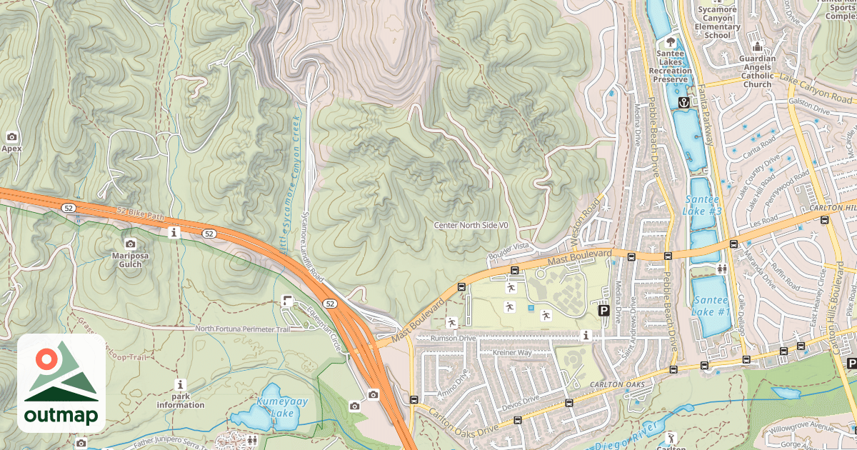 Map of Center North Side