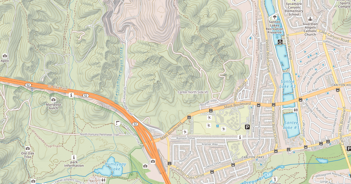 Map preview of Center North Side