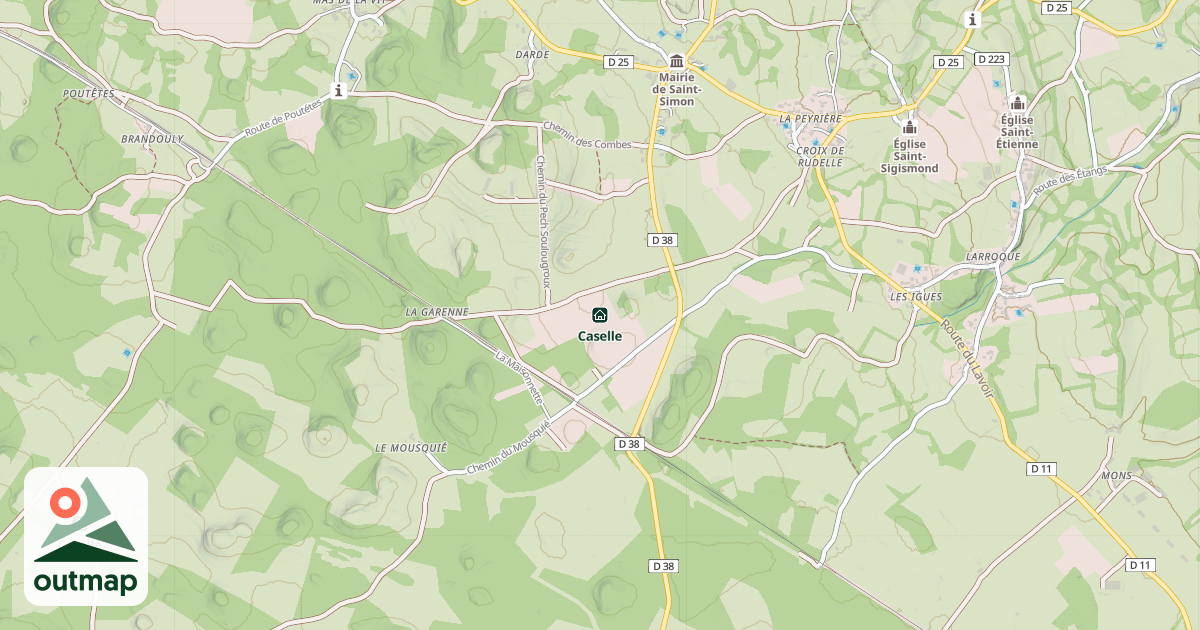 Map of Caselle