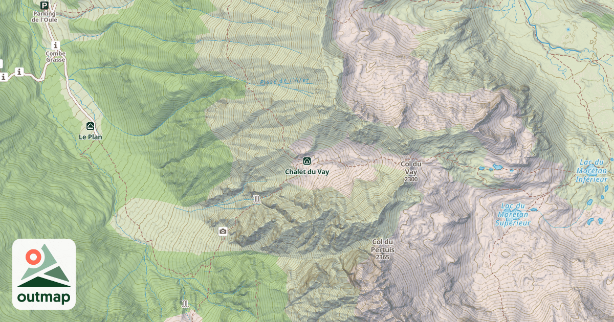 Map of Chalet du Vay