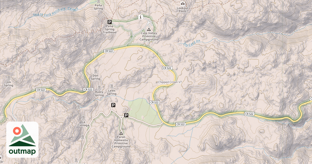 Map of Chipped Crown