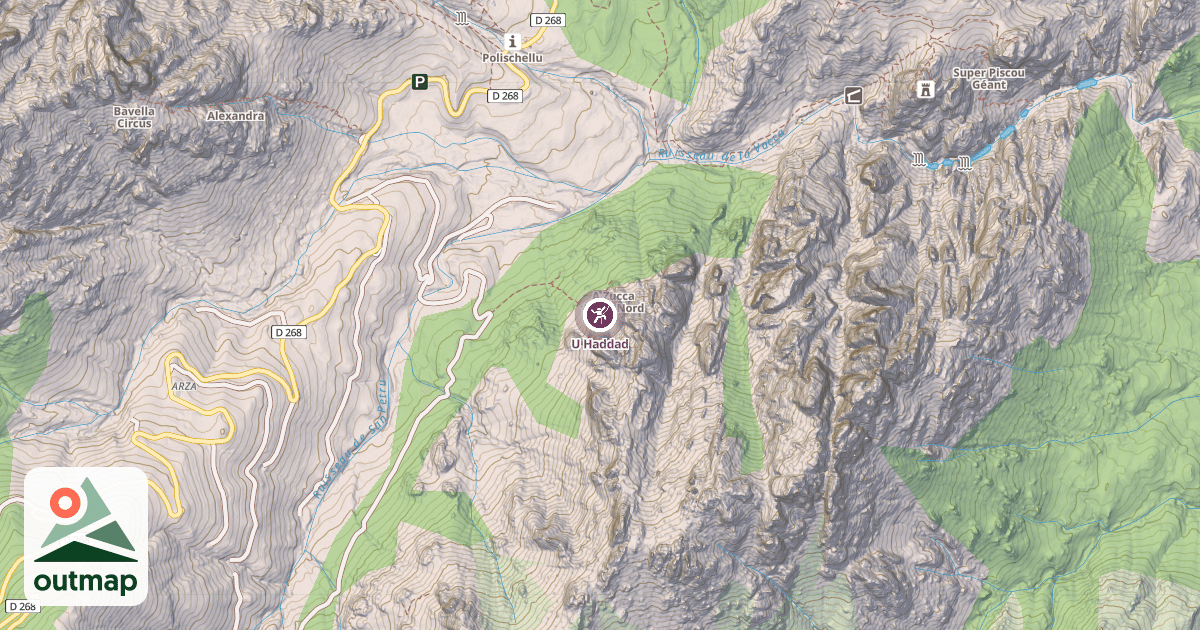 Map of U Haddad