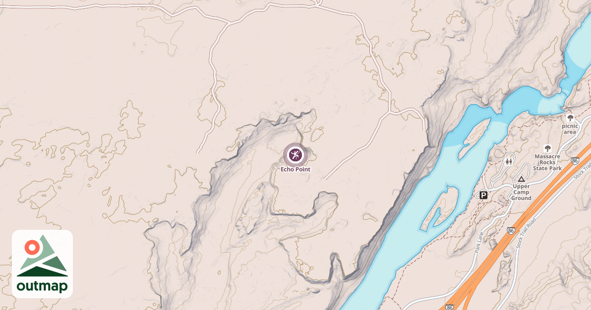 Map of Echo Point