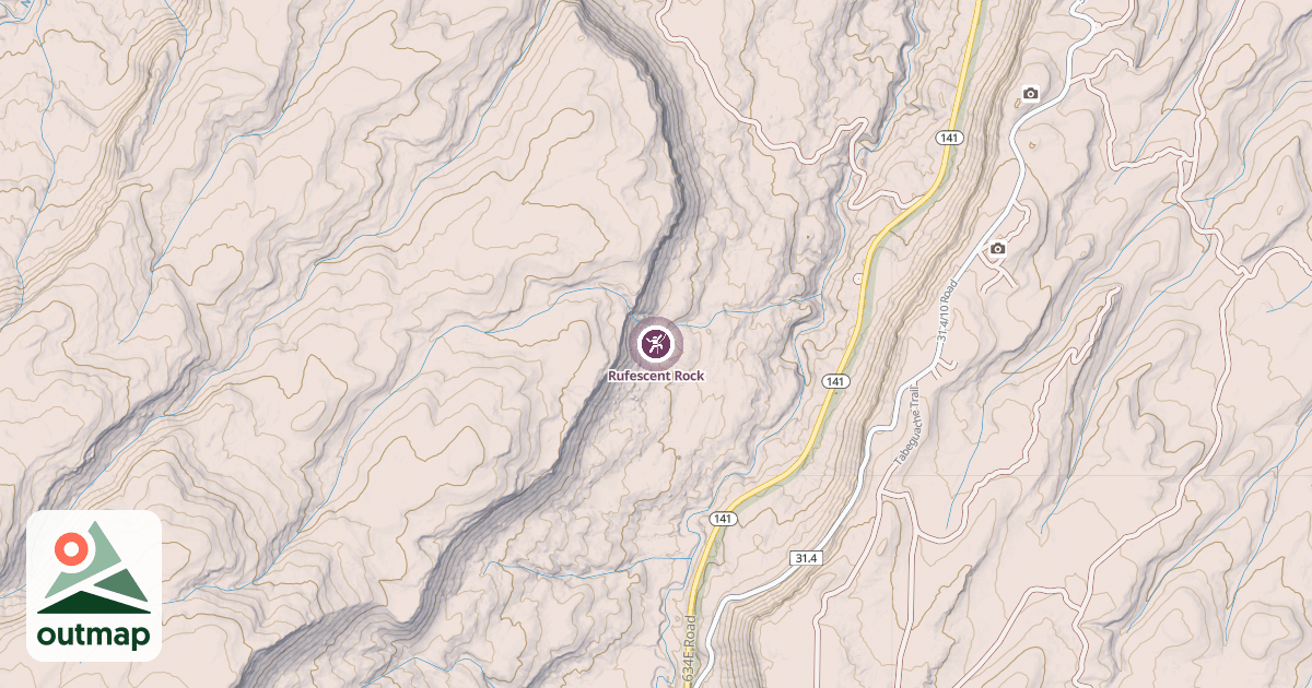 Map of Rufescent Rock