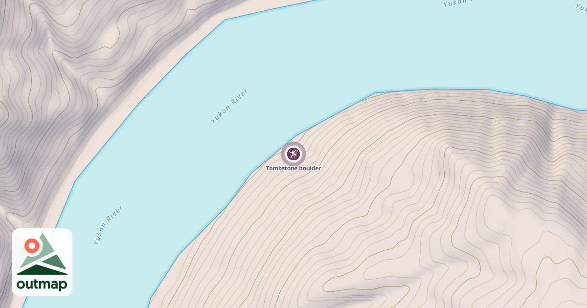 Map of Tombstone boulder