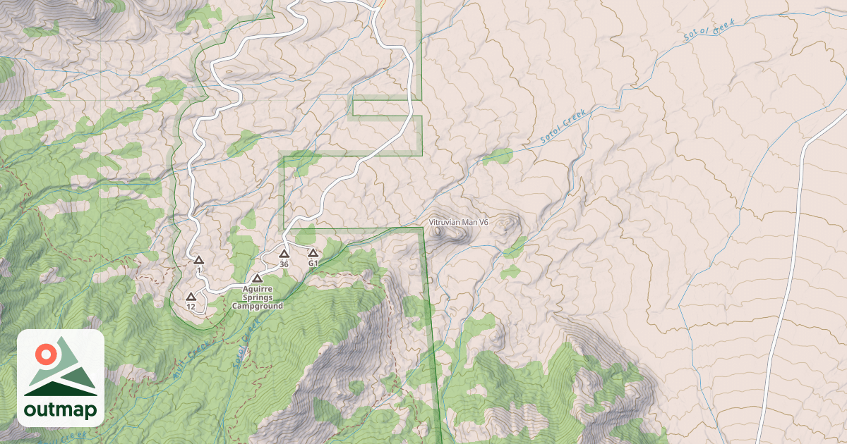 Map of Vitruvian Man