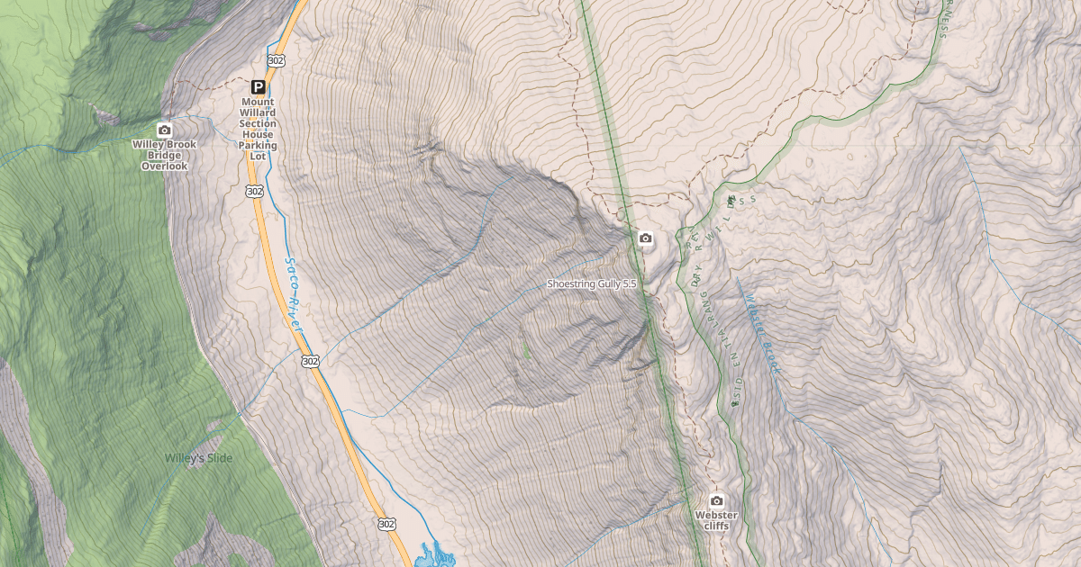 Map preview of Shoestring Gully