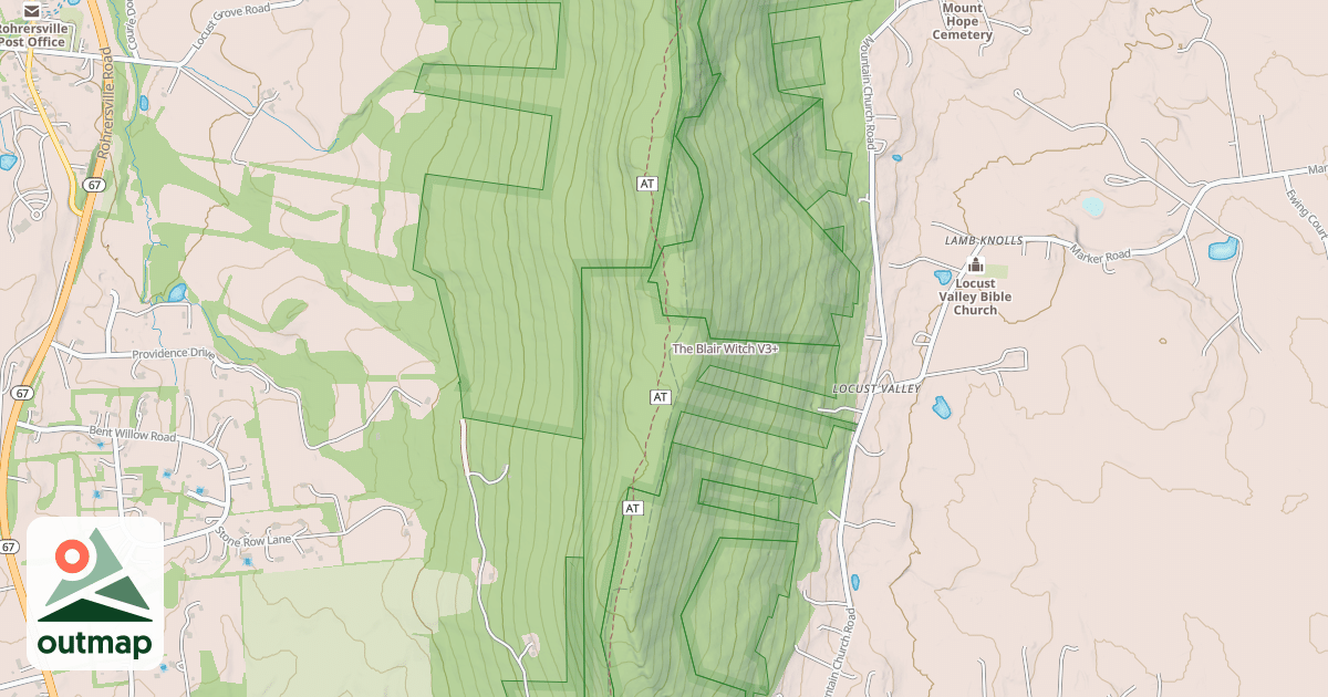 Map of The Blair Witch