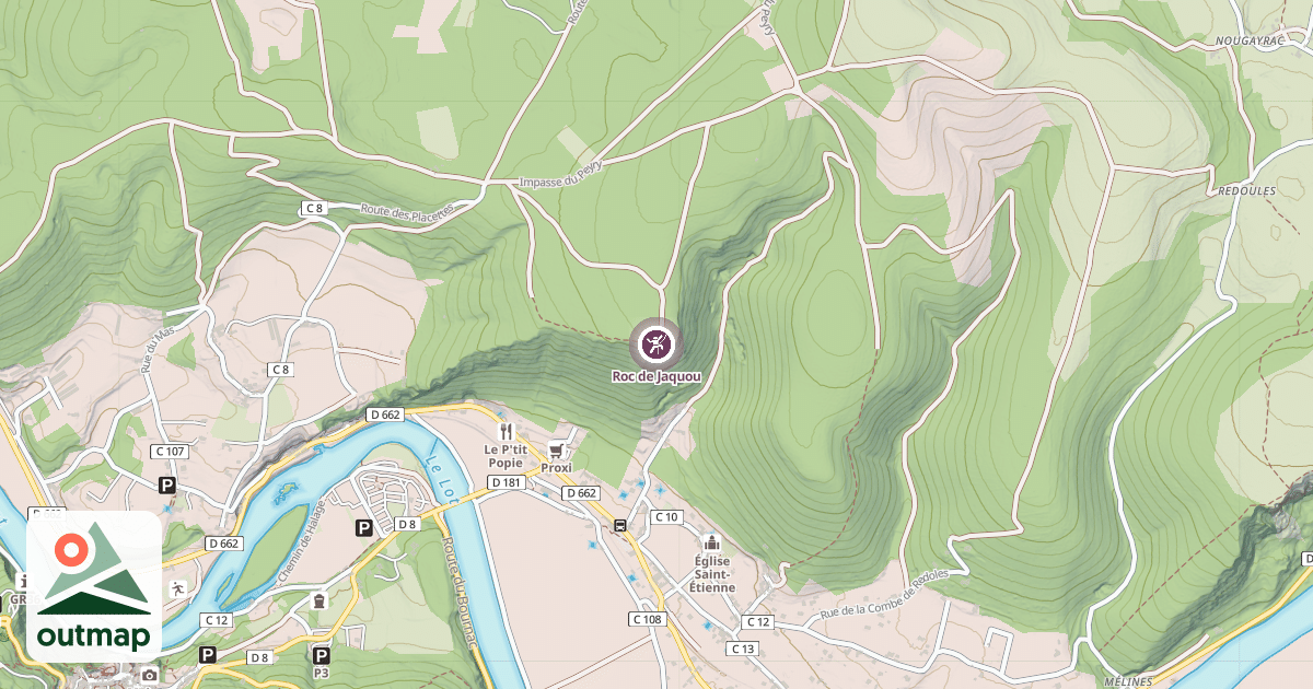 Map of Roc de Jaquou