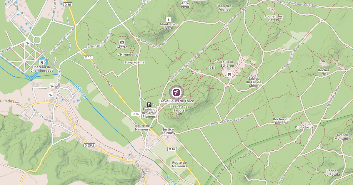 Map preview of Travailleurs de Force