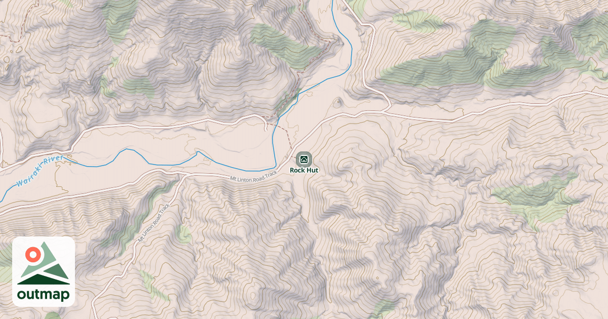 Map of Rock Hut
