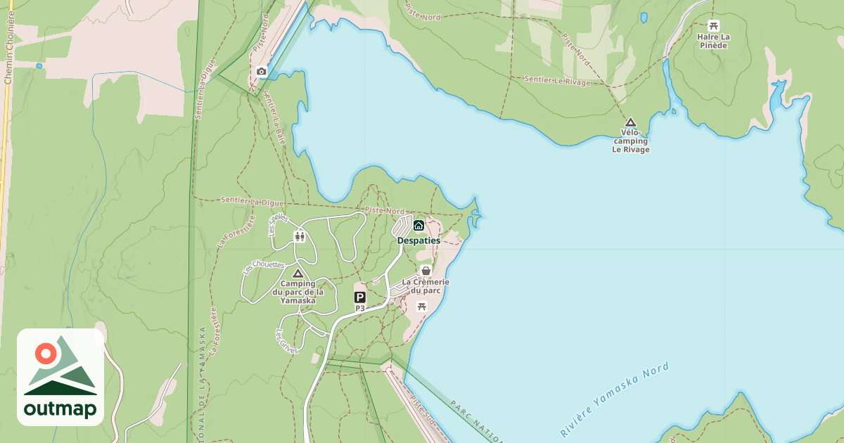 Map of Delorme