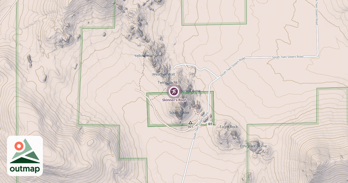 Map of Skinner's Roof
