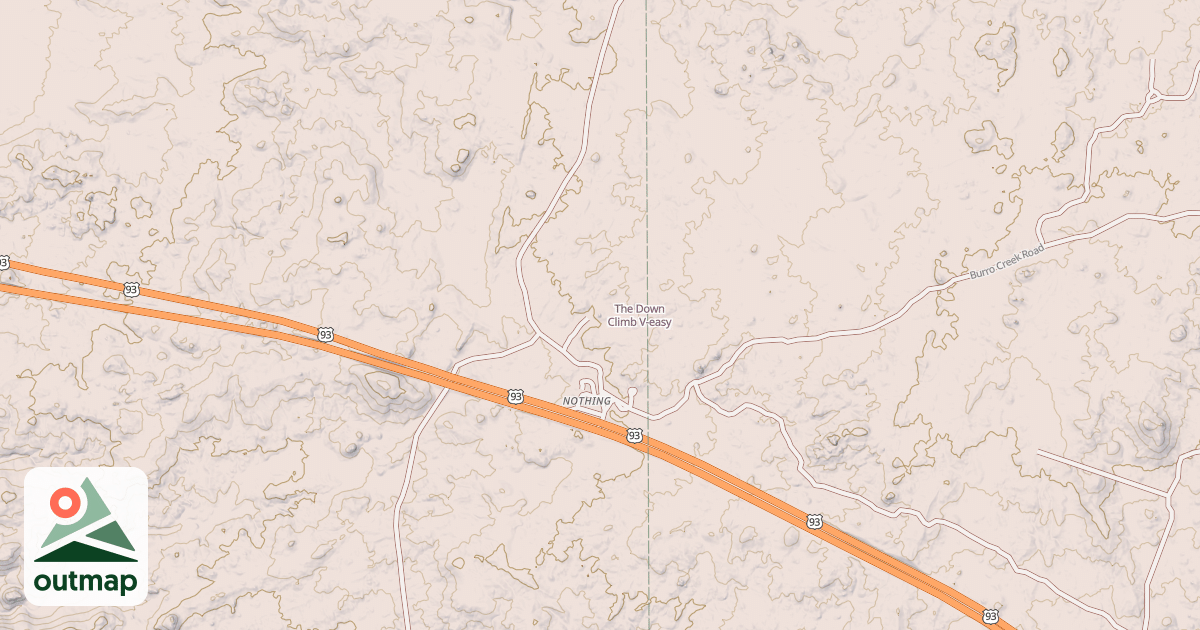 Map of The Down Climb