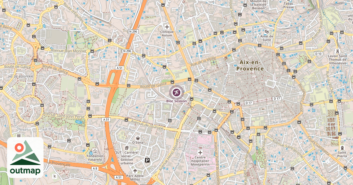 Map of Bloc Session