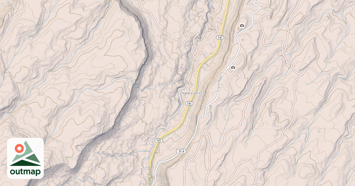 Map of Chianti Cure