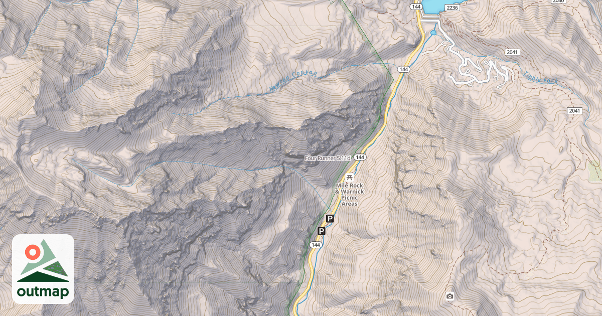 Map of Four Runner