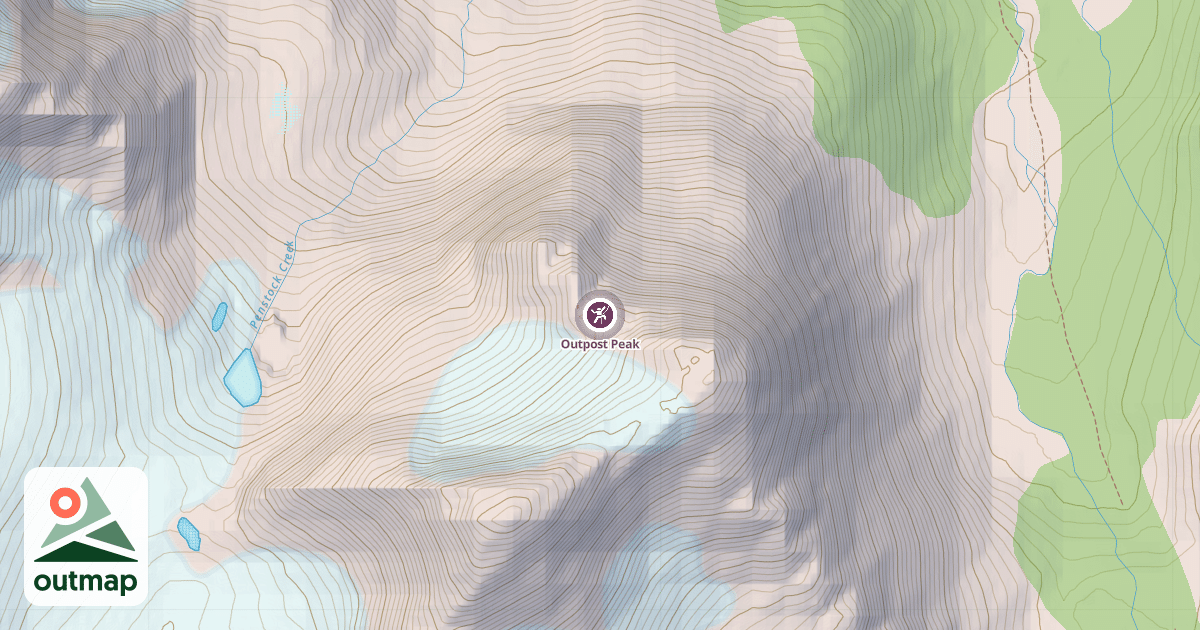 Map of Outpost Peak