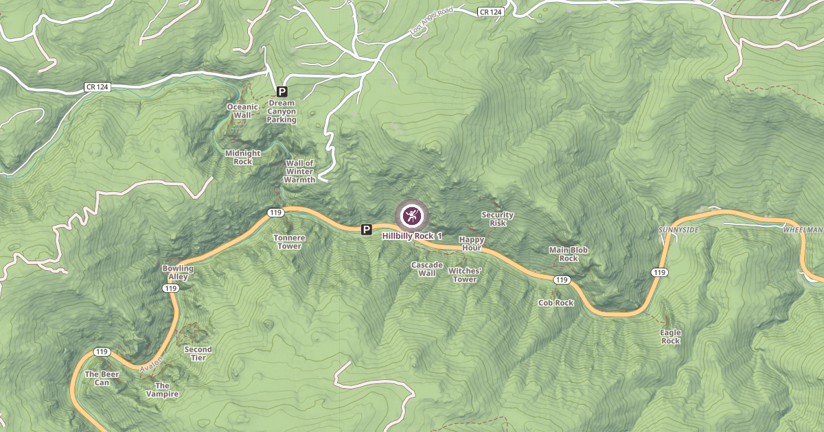 Map preview of Hillbilly Rock  1