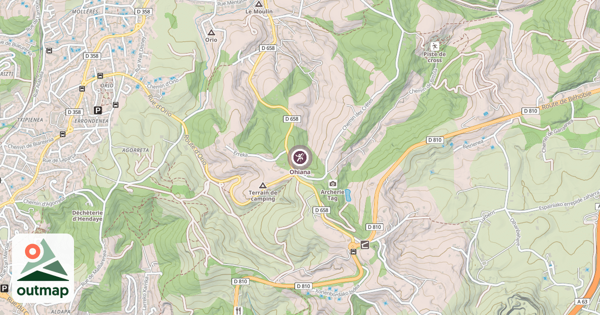 Map of Ohiana
