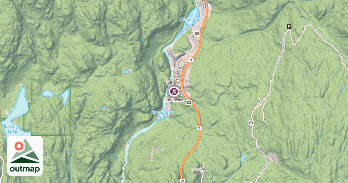 Map of The Trestle