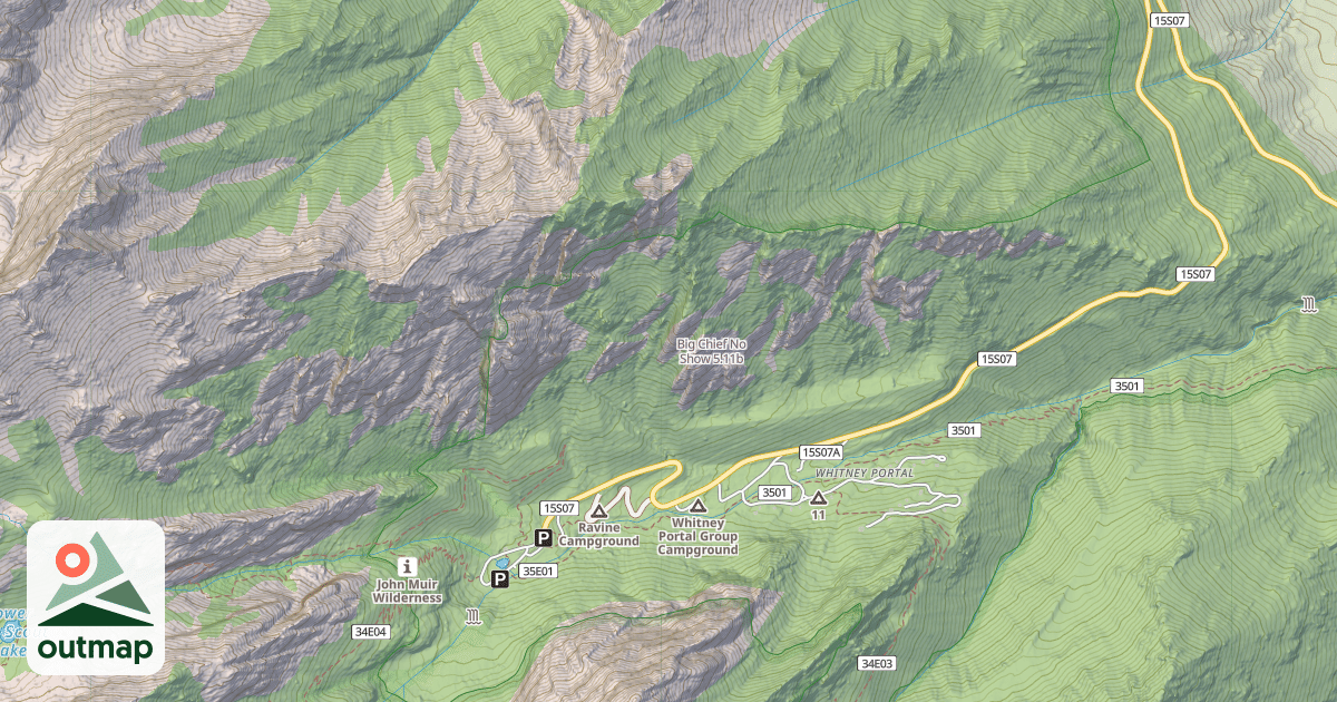 Map of Big Chief No Show