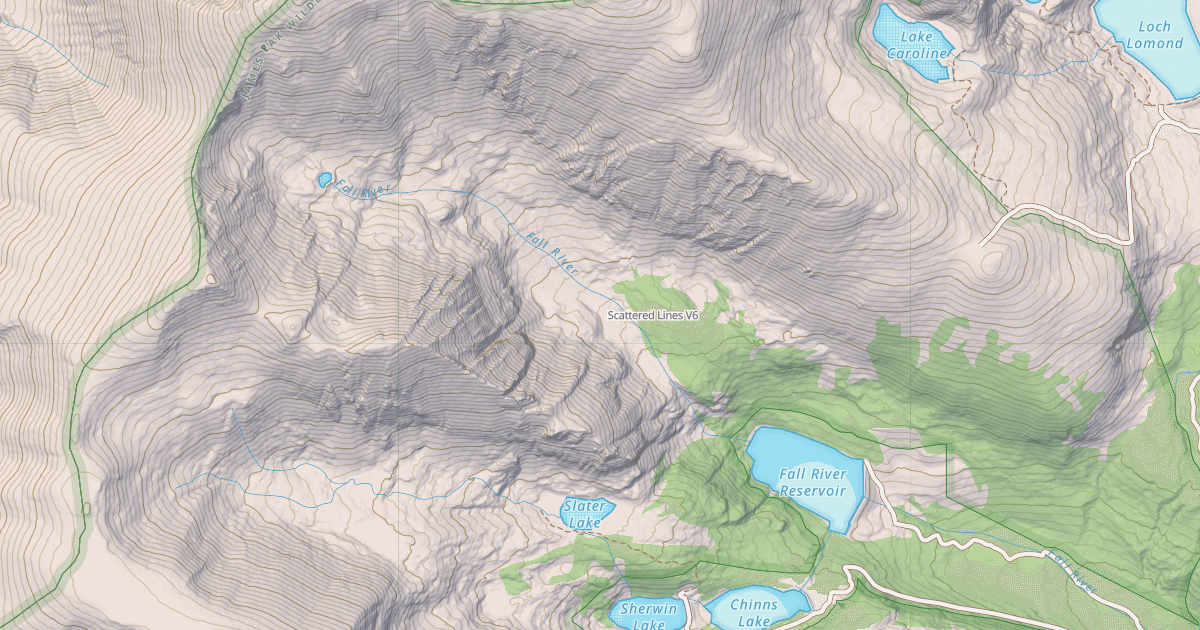 Map preview of Scattered Lines