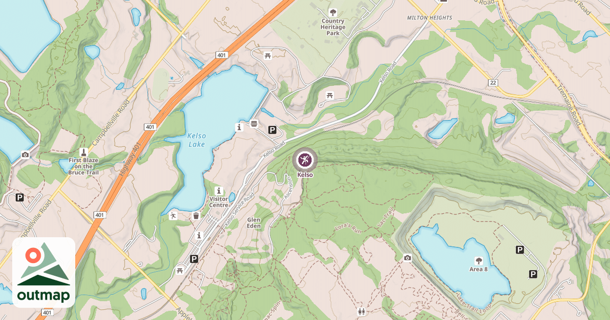 Map of Kelso