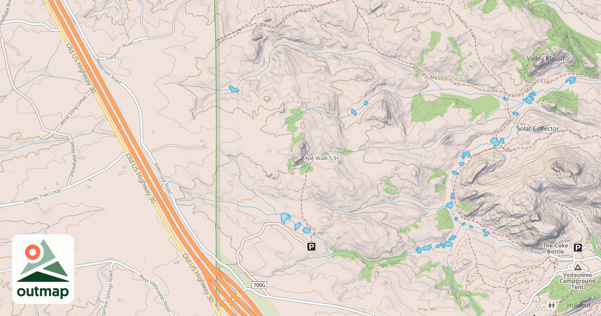 Map of Ape Walk