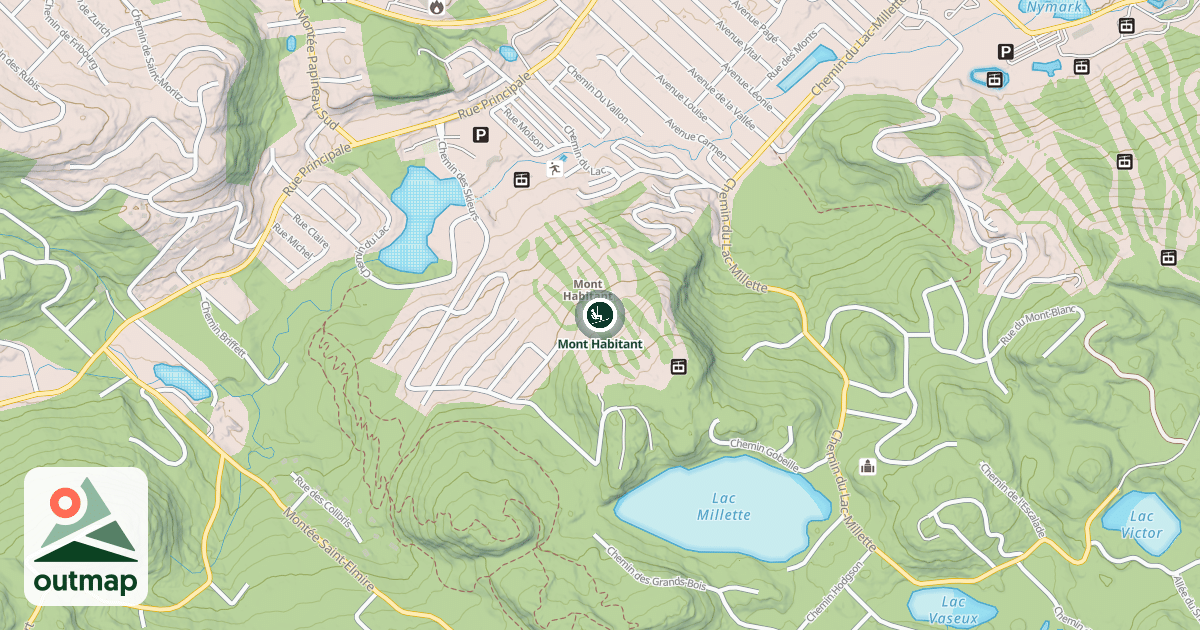 Map of Mont Habitant