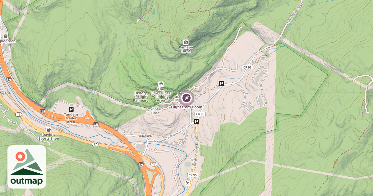 Map of Flight from Doom