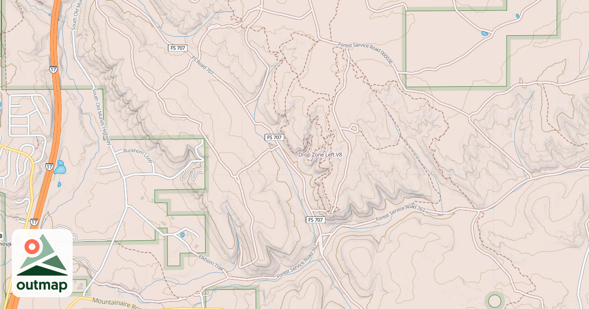 Map of Drop Zone Left