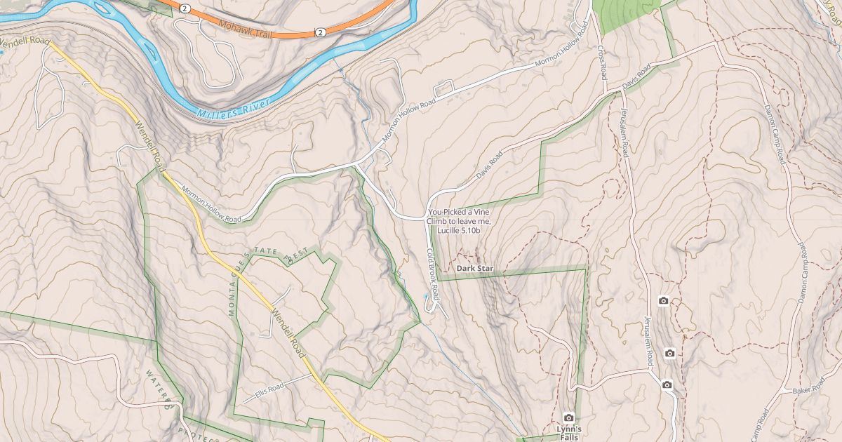 Map preview of You Picked a Vine Climb to leave me, Lucille