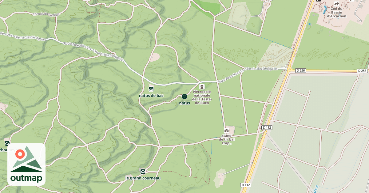 Map of natus