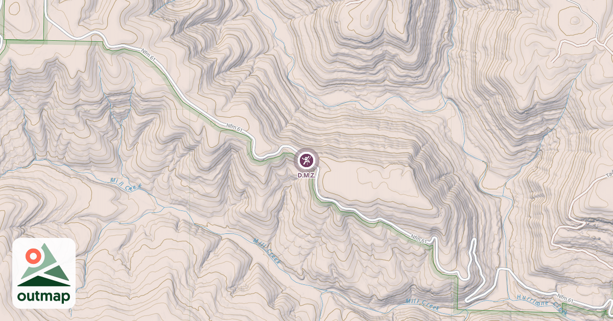 Map of D.M.Z.