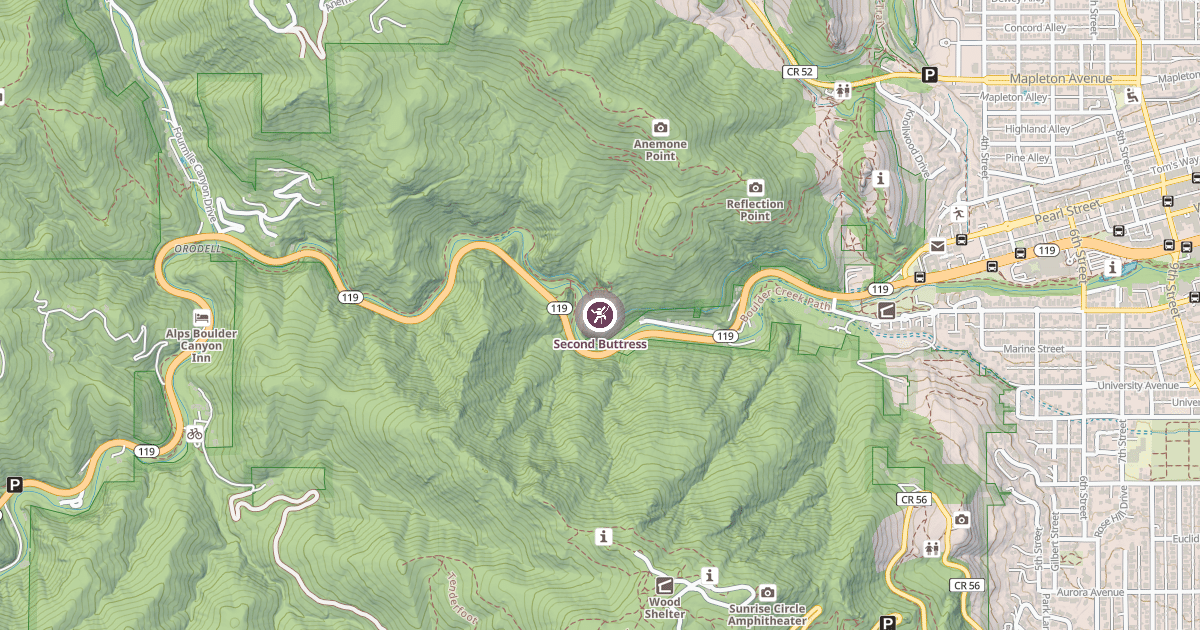 Map preview of Second Buttress
