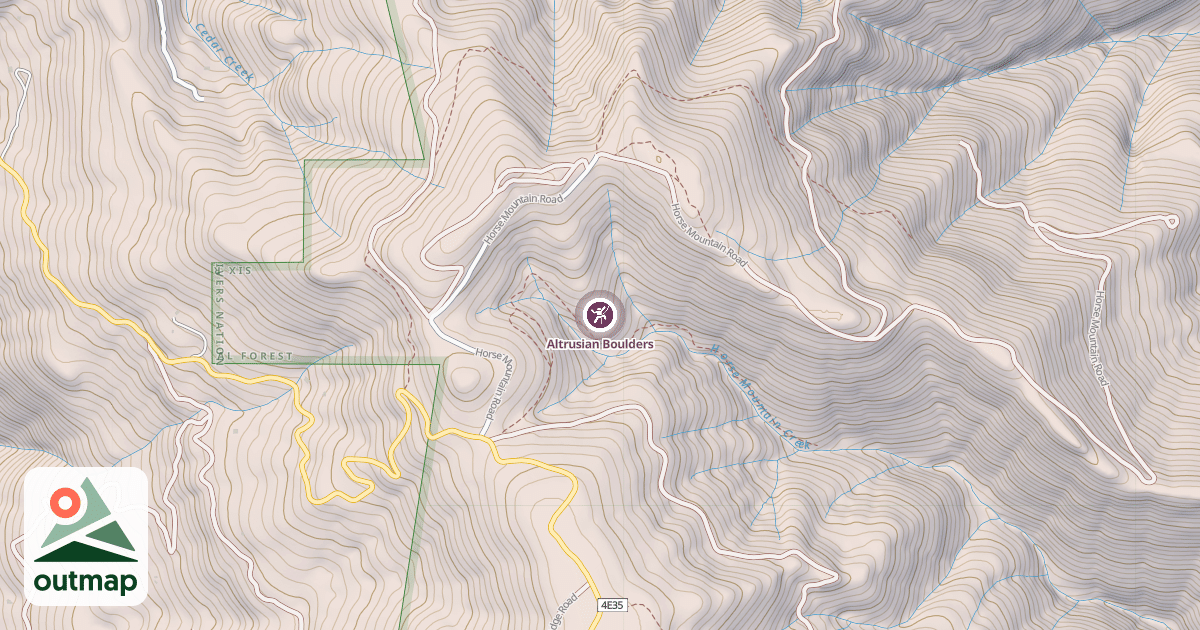 Map of Altrusian Boulders