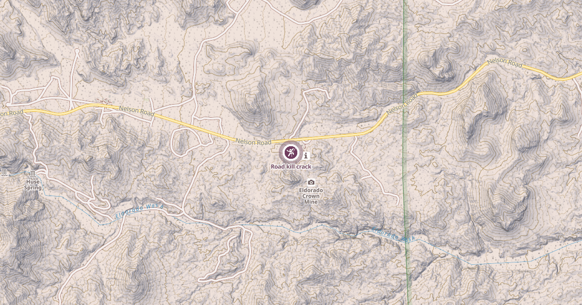 Map preview of Road kill crack