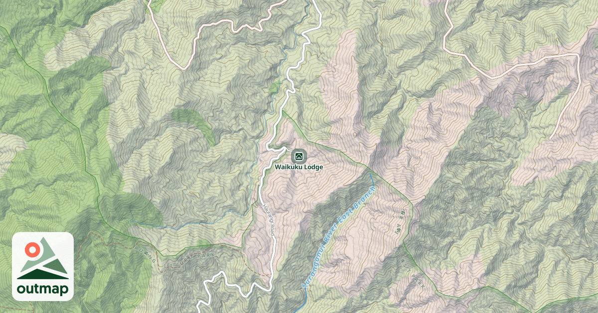 Map of Waikuku Lodge